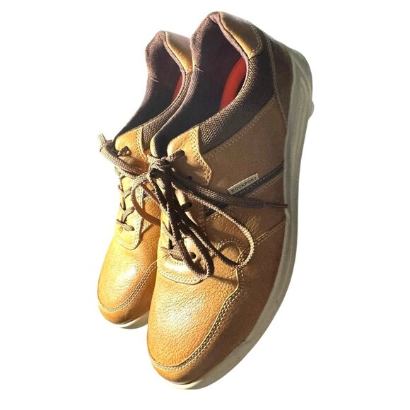 Rockport Men's 9.5M Randle Tan Leather Casual Shoes NWB‎ - Picture 9 of 13